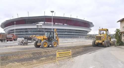 Tepebaşı'ndan yeni stada destek