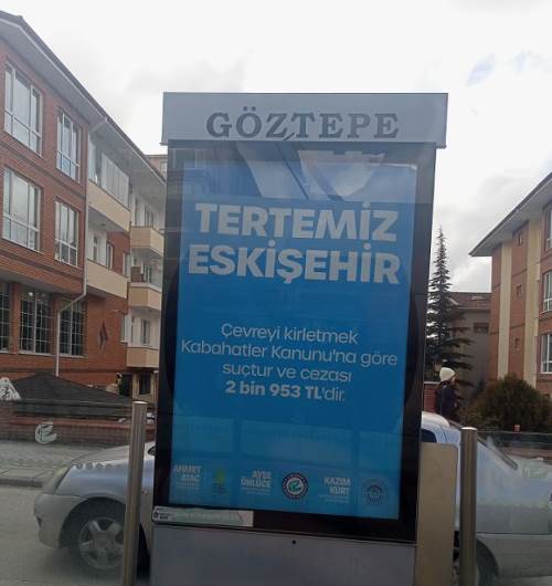 Tertemiz Eskişehir için bilgilendirici afişler asıldı