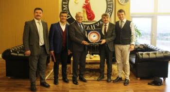 Tffhgd Başkanı Arıcı’Dan Rektör Uysal’A Ziyaret
