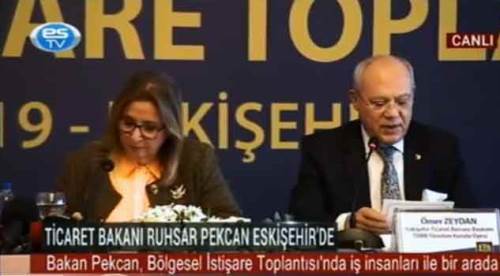 Ticaret Bakanı Pekcan Eskişehir'de