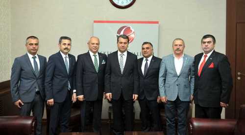 Ticaret Borsası'ndan Vali Çelik'e ziyaret