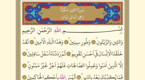 Tin Suresi Okunuşu, Arapça Yazılışı, Türkçe Anlamı, Meali ve Tefsiri, Dinle