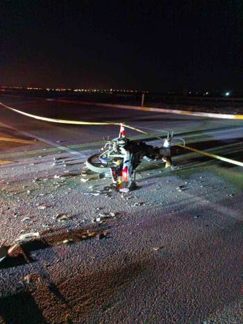 Tıra Çarpan Motosiklet Sürücüsü Yaşamını Yitirdi
