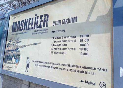 Tiyatro Anadolu’nun yeni oyunu “Maskeliler” Eskişehirlilerle buluşuyor
