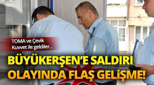 TOMA ve çevik kuvvet ekipleri eşliğinde geldiler...