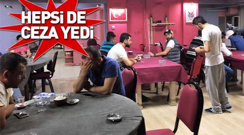 Tombala operasyonunda 11 bin lira ceza