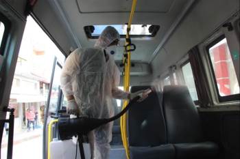 Toplu Taşıma Araçları 9 Aydır Her Hafta Ücretsiz Olarak Dezenfekte Ediliyor
