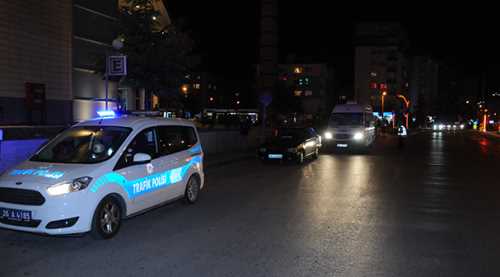 TRAFİK EKİPLERİNDEN GECE UYGULAMASI