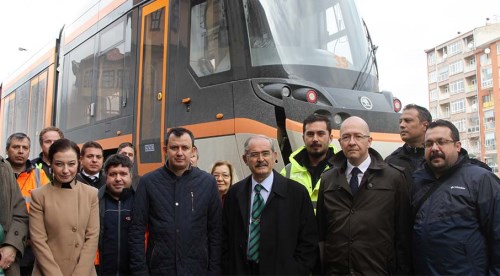 Tramvayların 2'nci seti de Eskişehir'e geldi