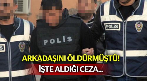 Tüfekli cinayete 15 yıl hapis cezası!