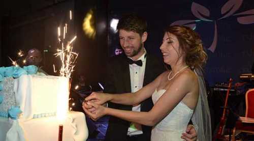 Tuga ve Şimşek ailelerinin mutlu günü