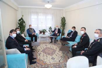 Tuğgeneral Cemil Lütfi Özkul’A Taziye Ziyareti
