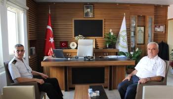 Tuğgeneral Yalçınkaya’Dan İl Müftü Erhun’A Ziyaret
