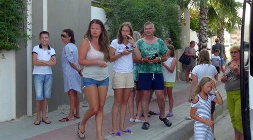 Turistler şaşkına döndü!