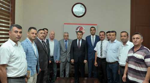 Türk-İş'ten Vali Azmi Çelik'e ziyaret