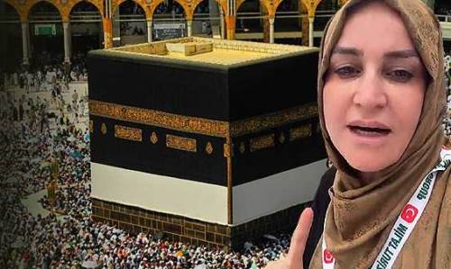 Türk umreciye Kabe'de Filistin şoku: Böyle isyan etti!
