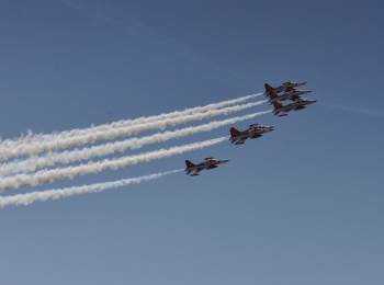 Türk Yıldızlarının Gösterisi Nefesleri Kesti
