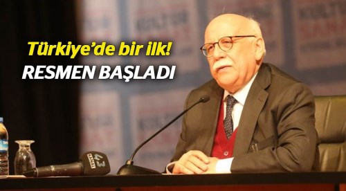 Türkiye'de bir ilk! Başladı...