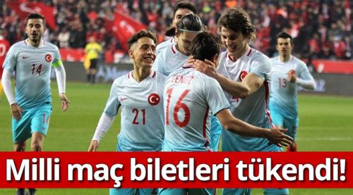 Türkiye-Hırvatistan maçının biletleri tükendi