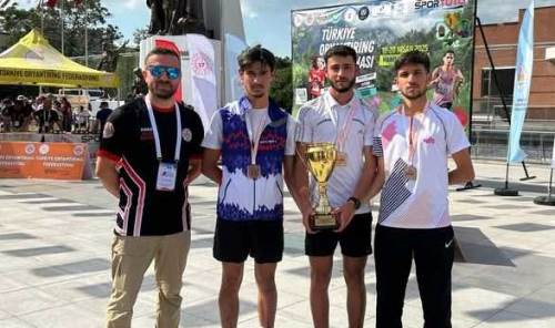Türkiye Oryantiring Şampiyonası'na Düzce damgasını vurdu!