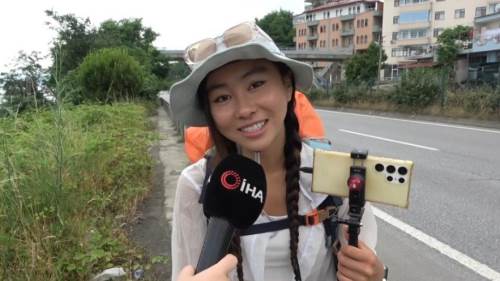 Türkiye’ye üçüncü kez gelen gezgin Karadeniz turunda