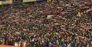 Türkiye'ye tribün dersi