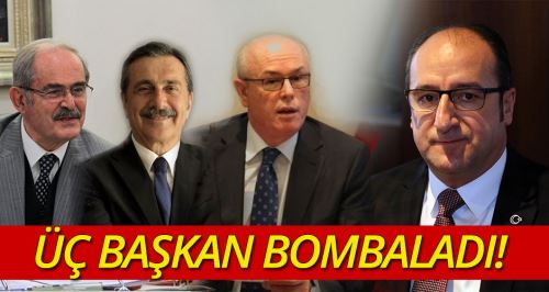 Üç belediye başkanı bombaladı!
