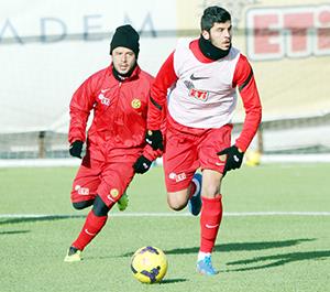 Bugün taraftar önünde çalışacaklar