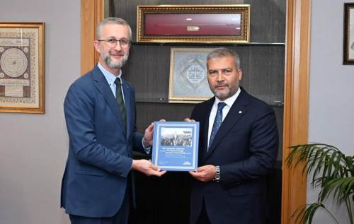 Ukrayna Büyükelçisi Anadolu Üniversitesi’ni ziyaret etti