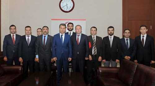 Ülkücüler Vali Çelik'i ziyaret etti