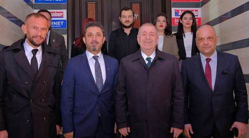 Ümit Özdağ ESGROUP’u ziyaret etti, ES TV’de canlı yayına katıldı