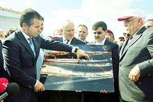 Stadyumun temel atma töreni ertelendi