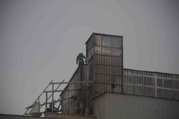 Un Fabrikasında Çıkan Yangın
