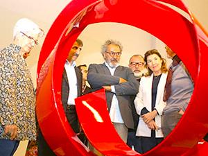 Ünlü heykel Baksı'da