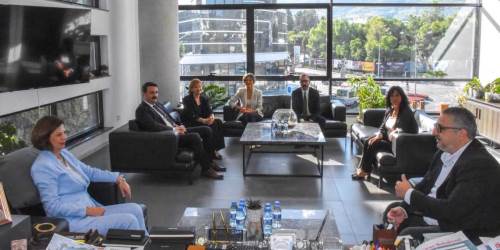 Ünlüce KKTC’de önemli isimlerle bir araya geldi