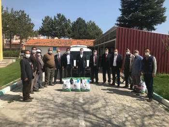 Üreticilere Kuru Fasulye Tohumu Dağıtıldı
