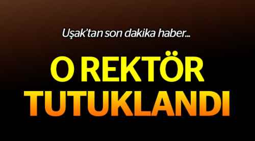 Uşak'tan son dakika haber... Tutuklandı