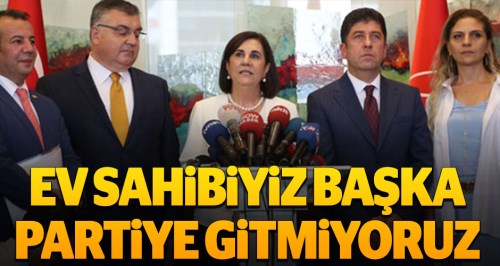 Usluer: Ev sahibiyiz başkan partiye gitmiyoruz