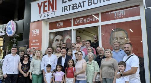 Utku Çakırözer'den YENİ Parti Eskişehir İrtibat Bürosu'na ziyaret