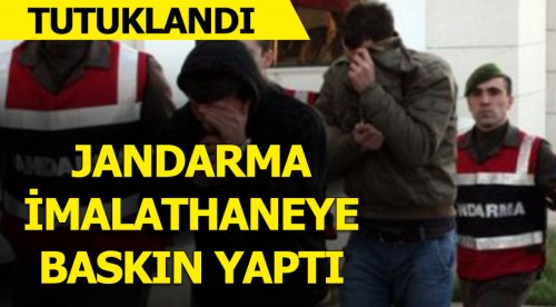 Uyuşturucu imal edilen barakaya baskın