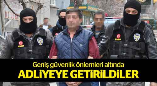 Uyuşturucu şüphelileri adliyede