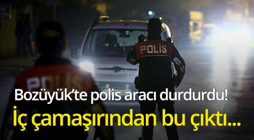 Uyuşturucuyu iç çamaşırına sakladı!