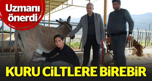 Uzmanı önerdi, kuruyan ciltler için 'eşek sütü'