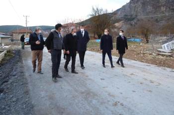 Vali Ali Çelik, Köy Yollarını İnceledi
