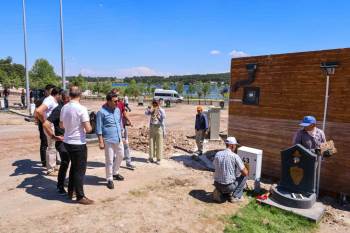 Vali Aygöl, Pelitözü Gölpark’Taki Çalışmaları İnceledi
