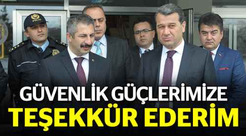 Vali Çelik, Emniyet Müdürü Dinç’i ziyaret etti