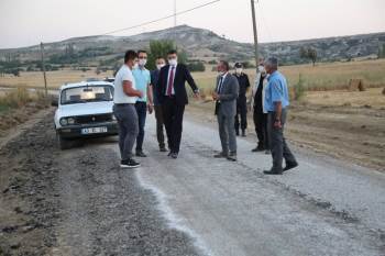 Vali Çelik, Köylerde Devam Eden Yol Çalışmalarını İnceledi
