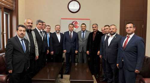 Vali Çelik'i ziyaret ettiler