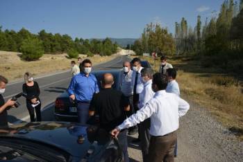 Vali Çelik Murat Dağı Yol Çalışmalarını İnceledi
