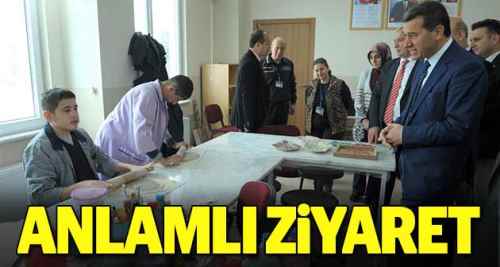 Vali Çelik'ten anlamlı ziyaret